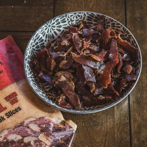 BILTONG DEPOT Beef Jerky Tiras Con Grasa Original 1LB (454g)